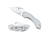 Spyderco Dragonfly 2 Lightweight Folding Knife, 2.313in, VG-10, Plain Leaf Blade, Stainless Steel Handle, C28P
