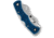 Spyderco Dyad Jr. Lightweight Sprint Folding Knife, 2.4in, CPM SPY27, FRN, Cobalt Blue Handle, C39PSCBL