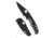 Spyderco Edgerati Folding Knife, 3.57in, CPM S30V, DLC, Clip Point, Aluminum, Black Handle, 716104017973