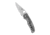 Spyderco Edgerati Folding Knife, 3.57in, CPM S30V, Satin, Clip Point, Aluminum, Silver Handle, 716104017959