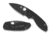 Spyderco Efficient Folding Knife, 3in, 8Cr13MoV, Drop Point Blade, PlainEdge, G-10 Black Handle, C216GPBBK