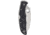 Spyderco Endura 4 Folding Knife, 3.8in, VG-10, Flat Ground Wharncliffe Plainedge, FRN Black Handle, C10FPWCBK