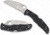 Spyderco Endura 4 Folding Knife, 3.8in, VG-10, Flat Ground Wharncliffe Plainedge, FRN Black Handle, C10FPWCBK