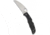Spyderco Endura 4 Folding Knife, 3.8in, VG-10, Flat Ground Wharncliffe Plainedge, FRN Black Handle, C10FPWCBK