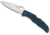 Spyderco Endura 4 Folding Knife, 3.8in, K390 Steel, Leaf Blade, FRN Blue Handle, C10FPK390