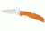 Spyderco Endura 4 Lightweight HAP40 Plain Edge Folding Knife, Burnt Orange C10FPBORE