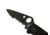 Spyderco Endura 4 Lightweight Folding Knife, 3.8in, VG-10, Partially Serrated Drop Point Blade, Black Blade, Black FRN Handle, C10PSBBK