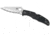 Spyderco Endura 4 Lightweight Folding Knife, 3.8in, Serrated VG-10, Drop Point, Silver Blade, Black FRN Handle, C10SBK