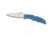 Spyderco Endura 4 Lightweight Folding Knife, 3.8in, VG-10 Stainless Steel, Drop Point Blade, Full-Flat Ground, Plain Edge, Satin Finish, FRN Blue Handle, C10FPBL