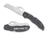Spyderco Gooney Folding Knife, 3.46in, 9Cr14MoV Stainless Steel, Wharncliffe Blade, G10, Grey Handle, BY24GPGY