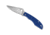 Spyderco Grasshopper Folding Knife, 2.28in, 12C27, Clip Point Blade, G10, Blue Handle, C138GBLP