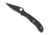 Spyderco HoneyBee SS Folding Pocket Knife 1.67in Blade Length, C137P Steel, Stainless Black, C137BKP