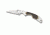 Spyderco Kiwi3 Stag Handle FE Blade Fold Knife C75STP3