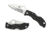 Spyderco Ladybug 3 Folding Knife, 1.9in, VG-10, Clip Point, Serrated Blade, FRN Black Handle, LBKS3