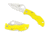 Spyderco Ladybug 3 Salt Folding Knife, 1.9in, H-1 FE, Clip Point Blade, FRN Yellow Handle, LYLP3