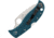 Spyderco Leafjumper Lightweight Folding Knife, 3.09in, K390 Steel, Leaf Blade, SpyderEdge, FRN Blue Handle, C262SBLK390