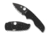Spyderco Lil' Native Folding Knife, 2.42in, CPM S30V, Leaf Blade, SpyderEdge, G-10, Black Handle C230GSBBK