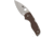 Spyderco Lil Native Mid Backlock Sprint Folding Knife, 2.42in, CPM 15V, G-10, Brown Handle, C230MBGPBN15V