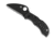 Spyderco Manbug Folding Knife, 1.97 in, VG-10 Stainless Steel, Black Blade, Wharncliffe Blade, FRN Black Handle, MBKWPBK