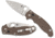 Spyderco Manix 2 CPM 15V Sprint Run Folding Knife by Shawn Houston, 3.31in, CPM 15V Steel, Brown G-10 Handle, C101GPBN15V2