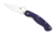 Spyderco Military Folding Knife, Blue/Purple, C36GPDBL