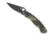 Spyderco Military Folding Knife, Camo G-10 Handle, Black Blade, FE Blade, C36GPCMOBK