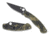 Spyderco Military Folding Knife, Camo G-10 Handle, Black Blade, FE Blade, C36GPCMOBK