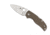 Spyderco Native 5 Folding Knife, 2.95 in, CPM CRU-WEAR Steel, Brown, Micarta, C41MPCW5