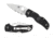 Spyderco Native 5 Lightweight Folding Knife, 2.95in, CPM S30V, Drop Point, Combination Edge, FRN Black Handle, C41PSBK5