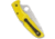 Spyderco Pacific Salt 2 Folding Knife, 3.78in, H-2 Steel, Drop Point Blade, Fully Serrated, FRN Yellow Handle, C91SYL2