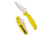 Spyderco Pacific Salt 2 Folding Knife, 3.78in, H-2 Steel, Drop Point Blade, Fully Serrated, FRN Yellow Handle, C91SYL2