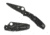 Spyderco Pacific Salt Black FRN Handle, H-1 Black Blade FE Blade Fold Knife C91PBBK