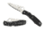 Spyderco Pacific Salt Black FRN Handle, H-1 Serrated Blade Fold Knife C91SBK