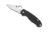 Spyderco Para 3 Folding Knife, 2.95in, CPM S45VN, Satin Finish, Clip Point Blade, Combo Blade, G-10, Black Handle, C223GPS
