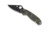 Spyderco Para 3 Folding Knife, 2.95in, CPM S45VN, Clip Point Blade, Plain Edge, Black Blade, G-10, Digital Camo Handle, C223GPCMOBK