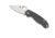 Spyderco Para 3 Folding Knife, 2.95in, Maxamet, Clip Point Blade, Plain Edge, Satin Finish, G-10 Dark Gray Handle, C223GPDGY