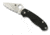 Spyderco Para 3 Folding Knife, 2.95in, CPM S45VN, Satin Finish, Clip Point Serrated Blade, G-10, Black Handle, C223GS