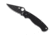 Spyderco ParaMilitary 2 Folding Knife, 3.45 in, CPM S45VN, Black, G-10 Handle, PlainEdge Black Blade, C81GPBK2