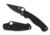 Spyderco ParaMilitary 2 Folding Knife, 3.45 in, CPM S45VN, Black, G-10 Handle, PlainEdge Black Blade, C81GPBK2
