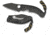 Spyderco Perrin PPT Black Blade Plain Edge Knife C135GBBKP