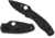 Spyderco Persistence Lightweight Folding Knife, 2.75in, 8Cr13MoV Steel, Black Coated, PlainEdge, Drop Point Blade, FRN Black Handle, C136PBBK