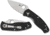 Spyderco Persistence Lightweight Folding Knife, 2.75in, 8Cr13MoV Steel, PlainEdge, Drop Point Blade, FRN Black Handle, C136PBK