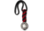 Spyderco Pewter Flat Bead w/Lanyard, Red and Black, BEAD5LY
