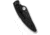 Spyderco Police Model Folding Knife, 4.2in, VG-10 Stainless Steel, Plain Edge, Clip Point Blade, TiCN Finish, Black Stainless Steel Handle, C07BKP