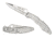 Spyderco Police Model Folding Knife, 4.2in, VG-10, Clip Point FE Blade, Stainless Steel Handle, C07P
