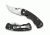 Spyderco Reinhold Rhino Carbon Fiber 5.95in PlainEdge Folding Knife, Black, C210CFP