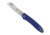 Spyderco Roadie Folding Knife, 2.09in, N690Co, Wharncliffe Blade, Plain Edge, FRN Blue Handle, C189PBL