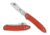 Spyderco Roadie Folding Knife, 2.09in, N690Co, Wharncliffe Blade, Plain Edge, FRN Orange Handle, C189POR