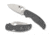 Spyderco Sage 5 Lightweight Folding Knife, 3in, Maxamet Steel, Gray/Silver, C123PGY
