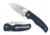Spyderco Shaman Folding Knife, 3.58 in, CPM SPY27, Blue, G10, C229GPCBL